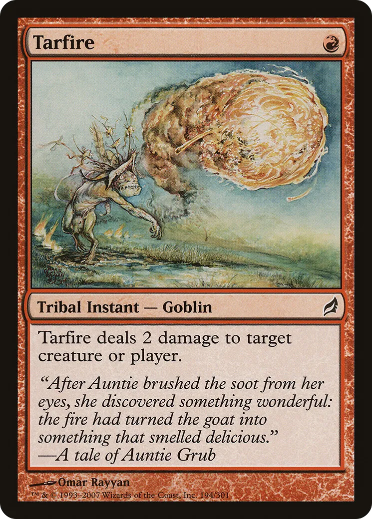 Feu de goudron — Lorwyn — Magic: The Gathering
