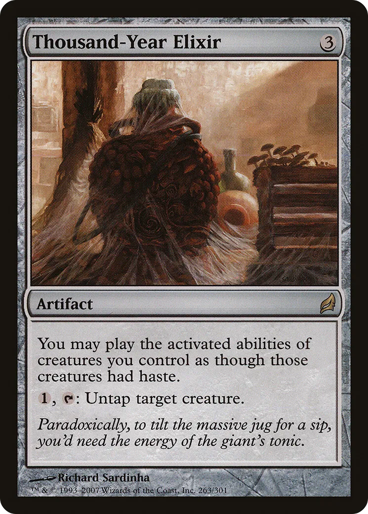 Thousand-Year Elixir — Lorwyn — Magic: The Gathering