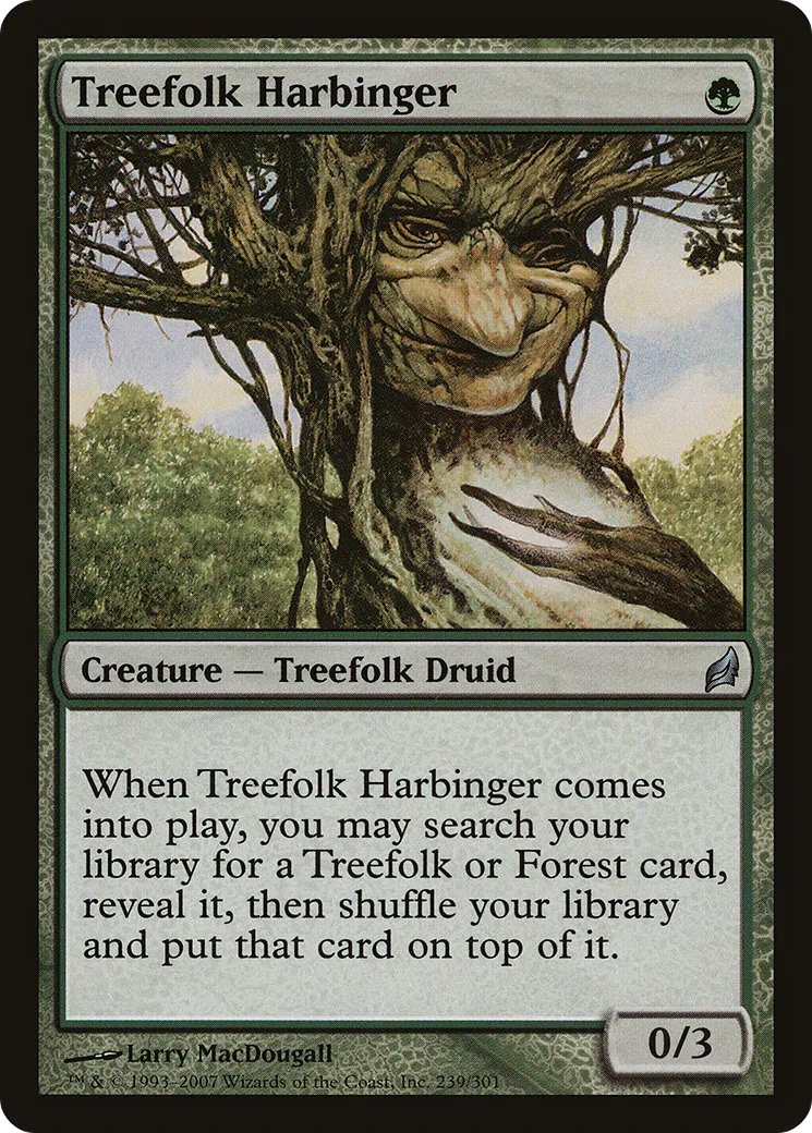 Treefolk Harbinger — Lorwyn — Magic: The Gathering