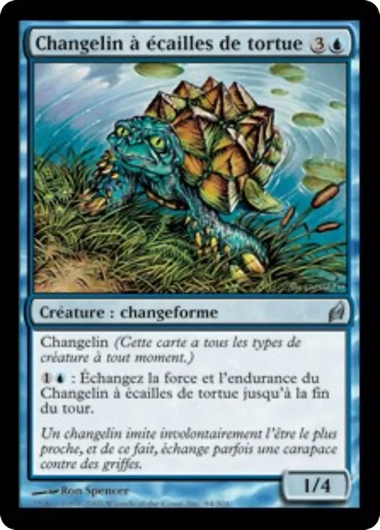Changelin à écailles de tortue — Lorwyn — Magic: The Gathering