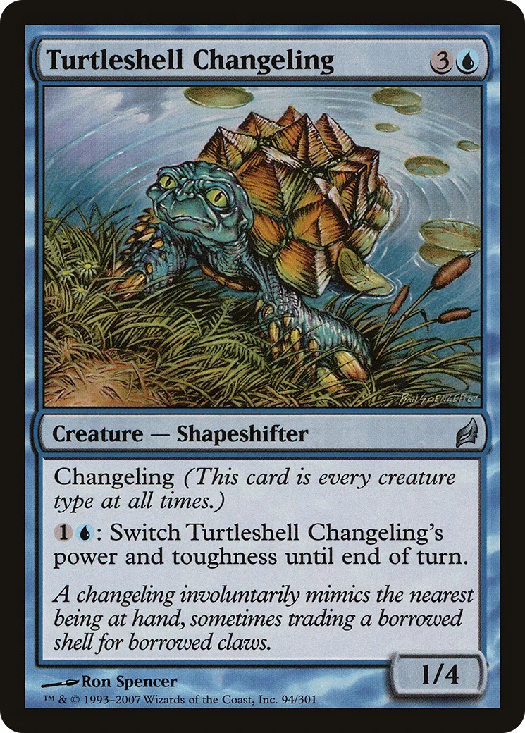 Changelin à écailles de tortue — Lorwyn — Magic: The Gathering