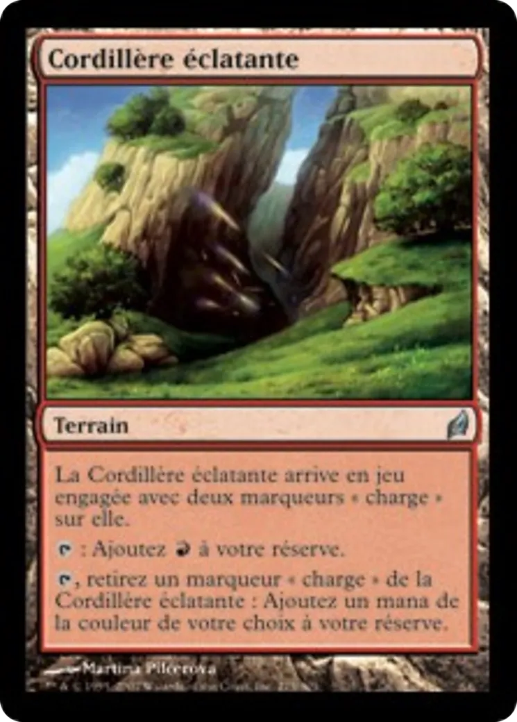 Cordillère éclatante — Lorwyn — Magic: The Gathering