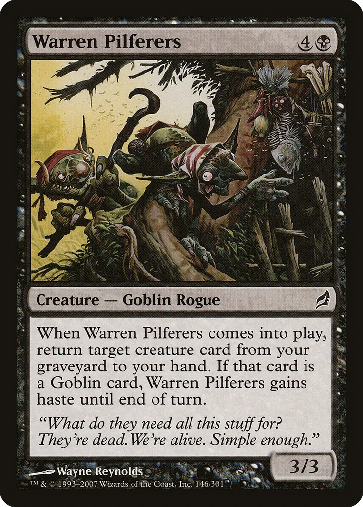 Chapardeurs de terrier — Lorwyn — Magic: The Gathering