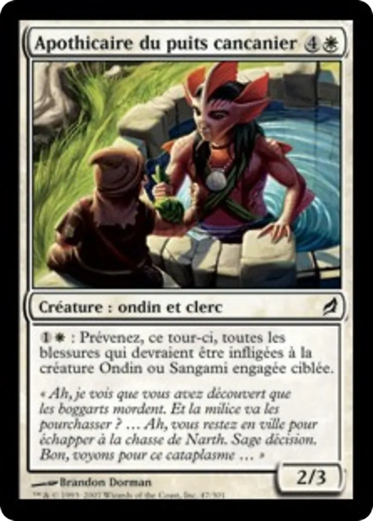Apothicaire du puits cancanier — Lorwyn — Magic: The Gathering