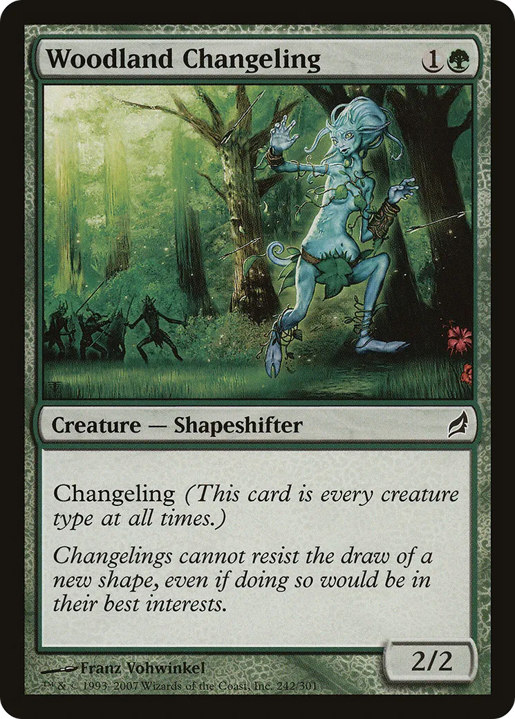 Woodland Changeling — Lorwyn — Magic: The Gathering