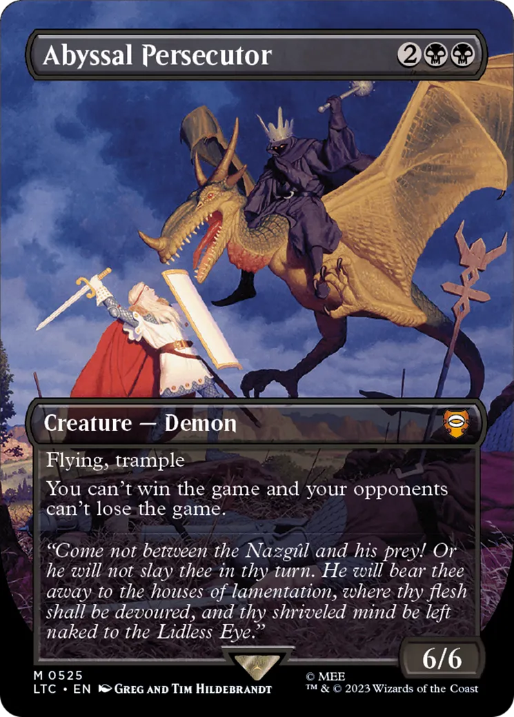 Abyssal Persecutor from Tales of Middle-earth Commander - Magic: The Gathering