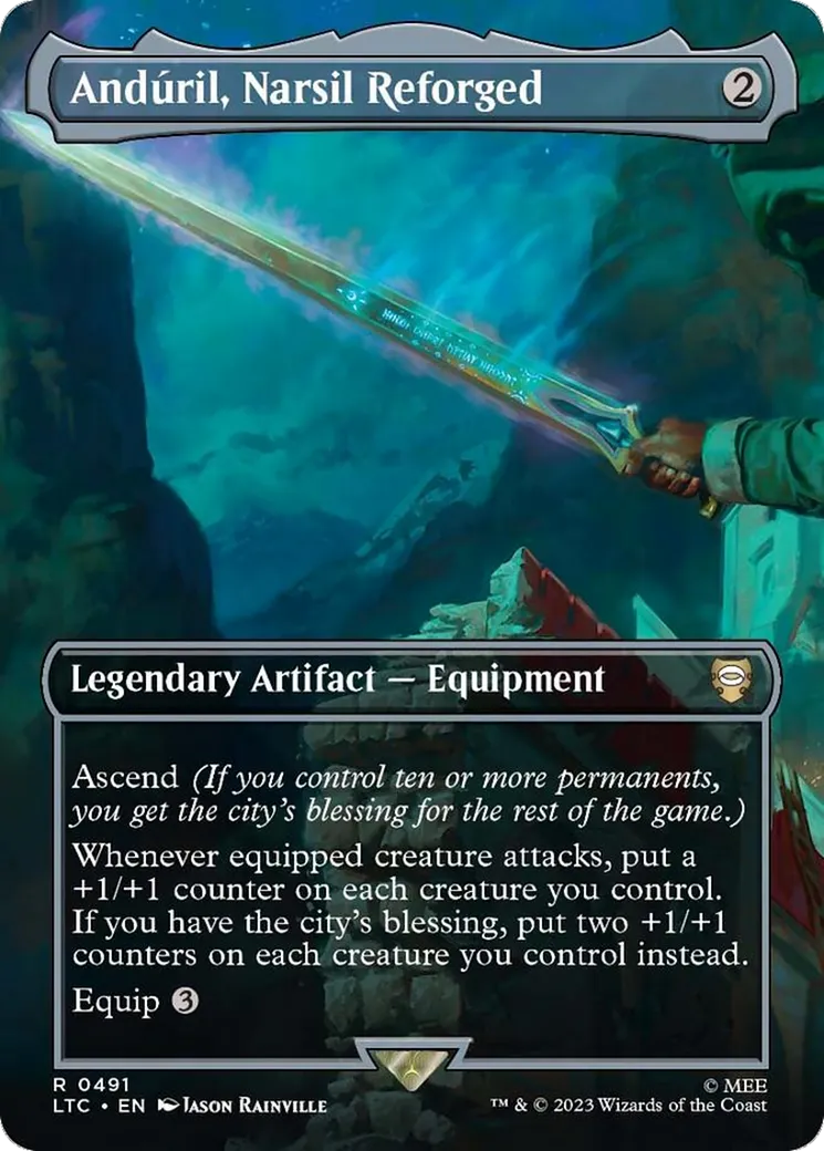 Andúril, Narsil reforgée — Tales of Middle-earth Commander — Magic: The Gathering