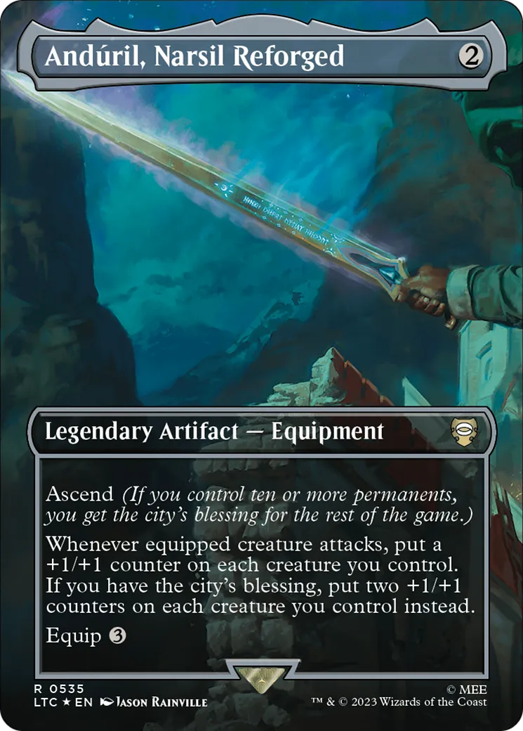 Andúril, Narsil Reforged — Tales of Middle-earth Commander — Magic: The Gathering