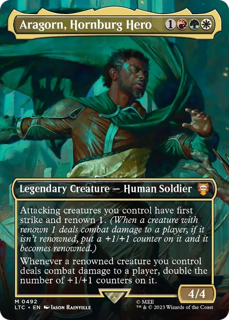 Aragorn, Hornburg Hero — Tales of Middle-earth Commander — Magic: The Gathering