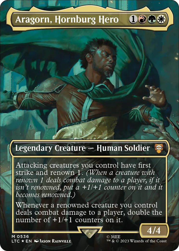 Aragorn, Hornburg Hero — Tales of Middle-earth Commander — Magic: The Gathering