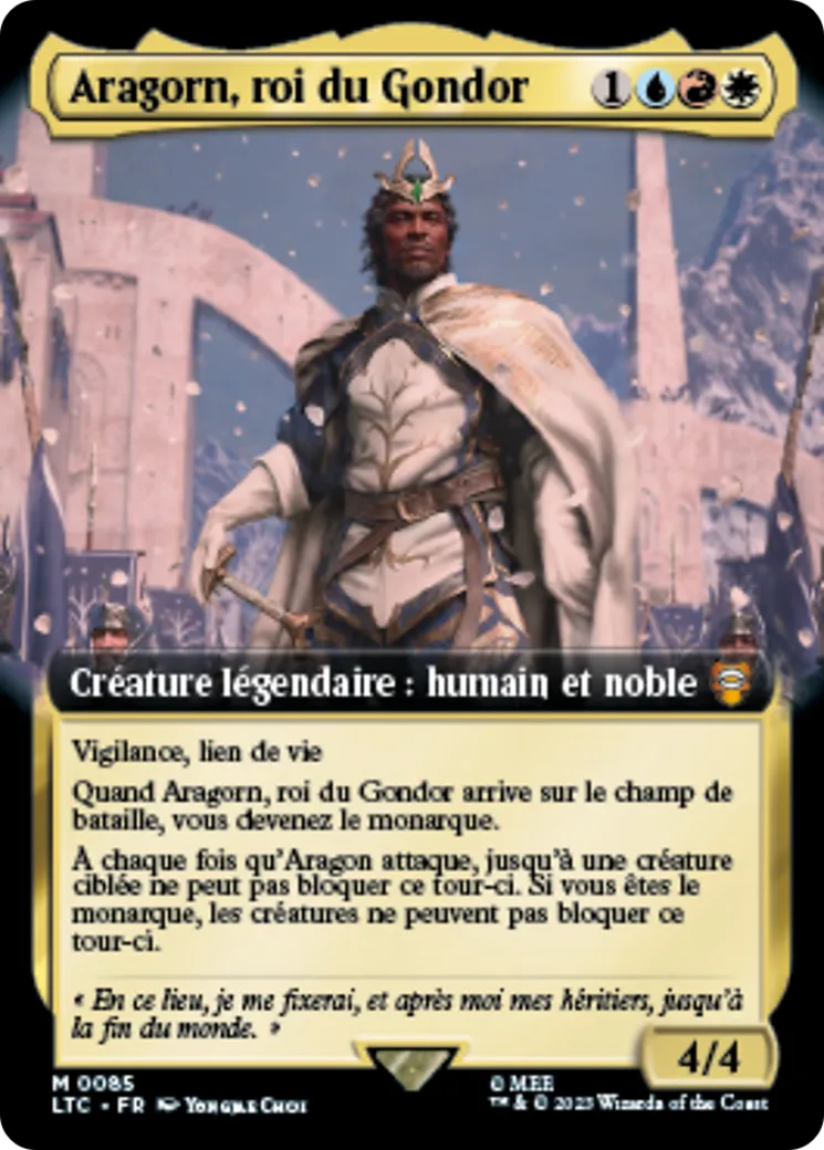 Aragorn, roi du Gondor — Tales of Middle-earth Commander — Magic: The Gathering