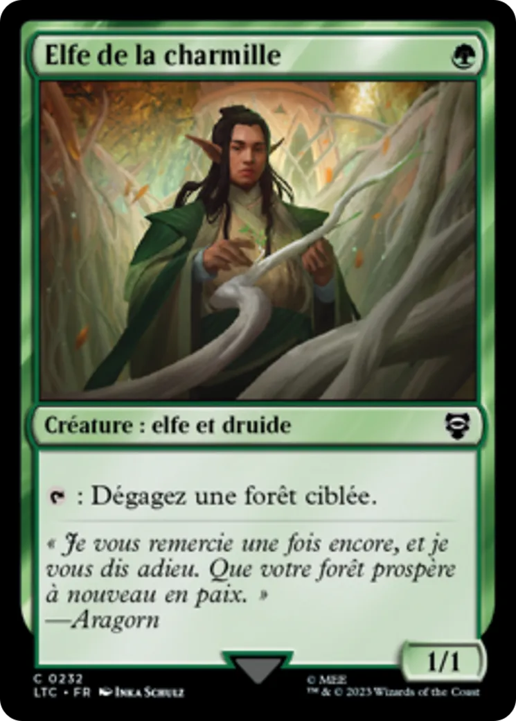 Elfe de la charmille from Tales of Middle-earth Commander - Magic: The Gathering