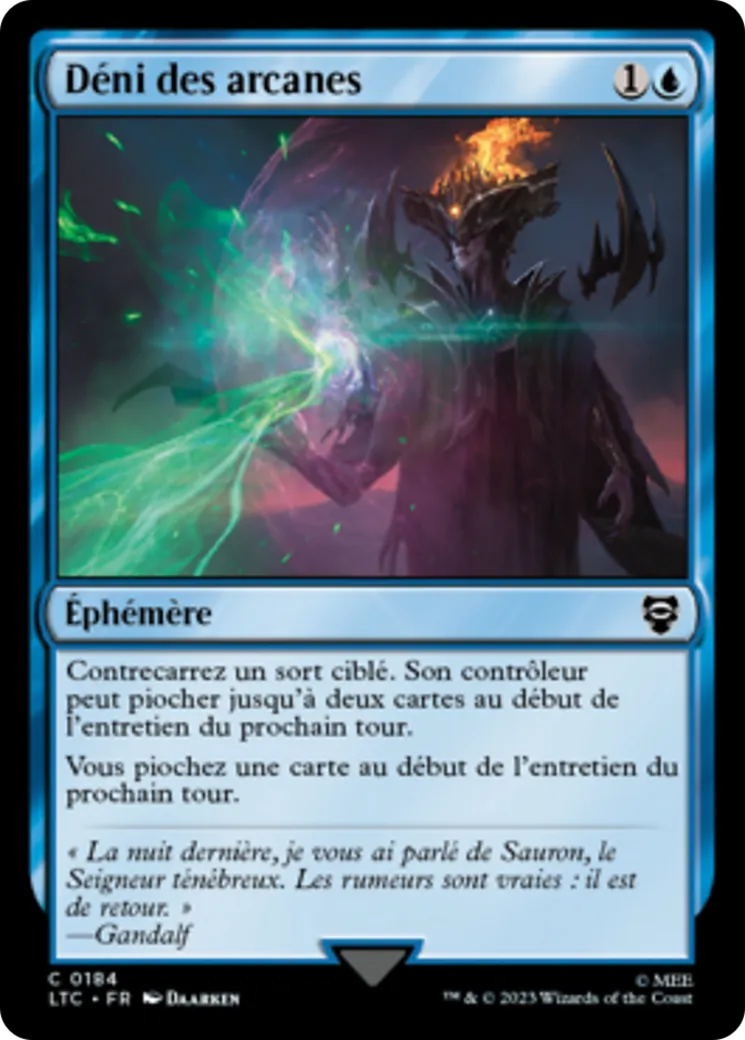 Déni des arcanes — Tales of Middle-earth Commander — Magic: The Gathering