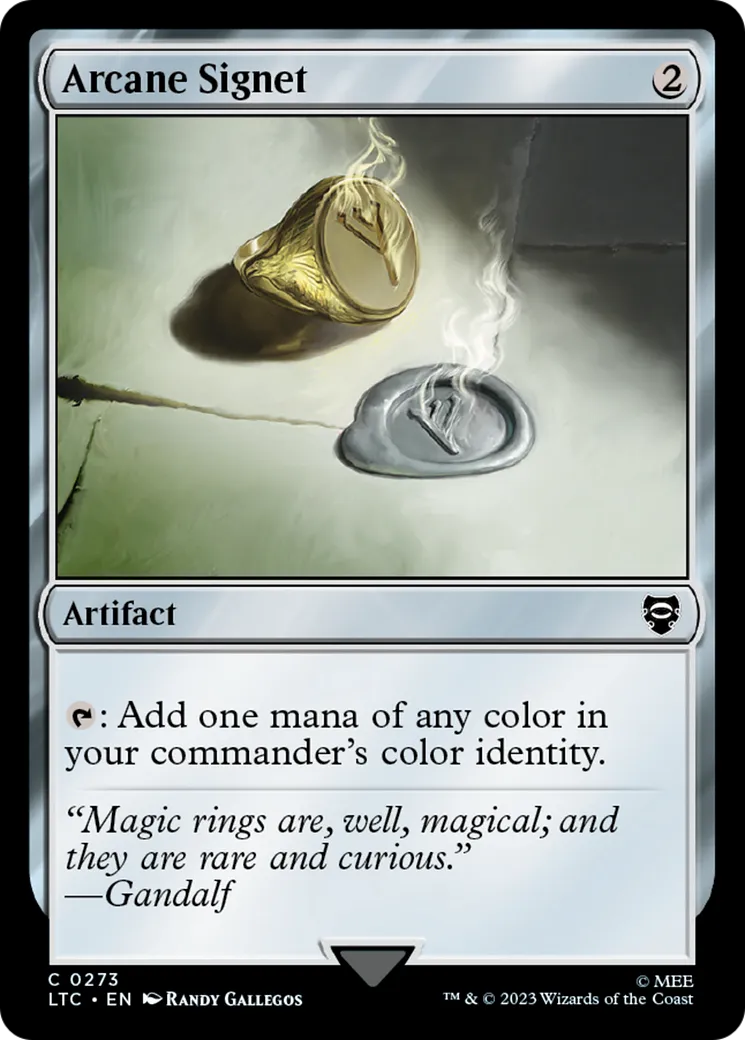 Arcane Signet — Tales of Middle-earth Commander — Magic: The Gathering