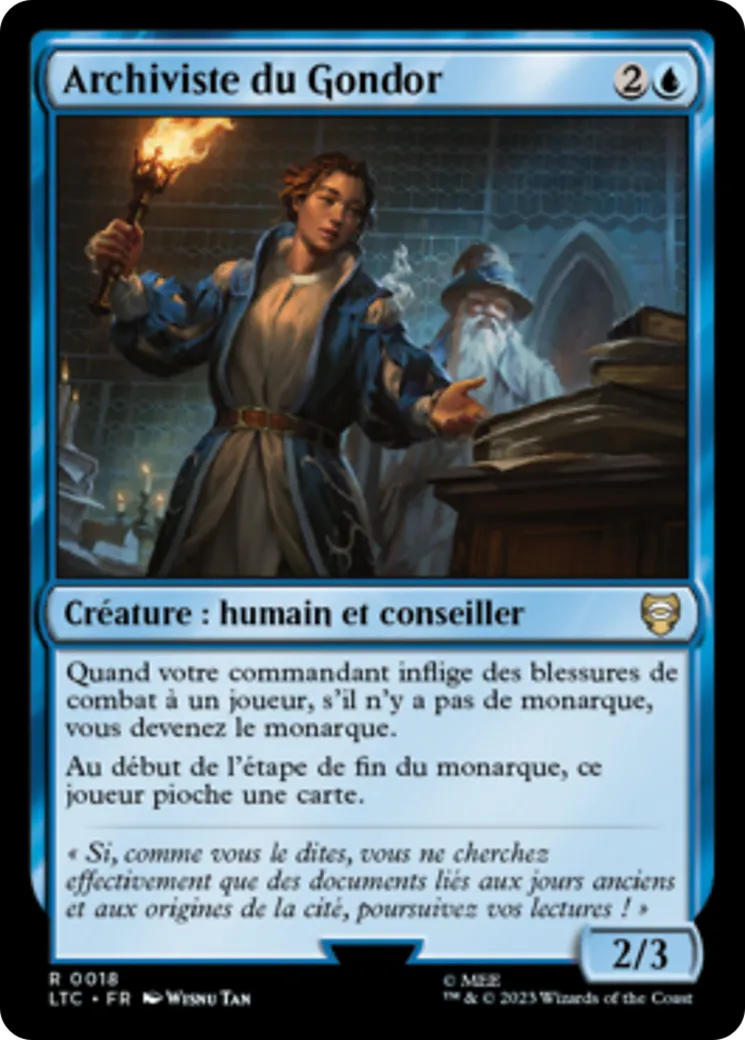 Archiviste du Gondor — Tales of Middle-earth Commander — Magic: The Gathering