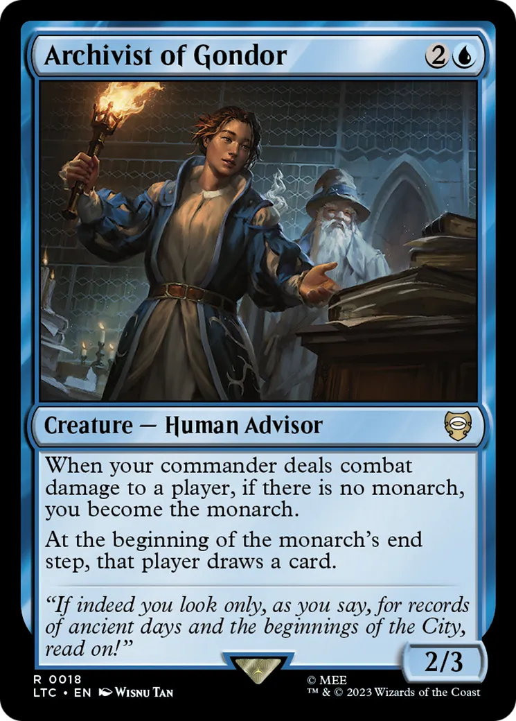 Archivist of Gondor — Tales of Middle-earth Commander — Magic: The Gathering