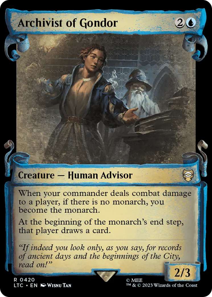 Archivist of Gondor — Tales of Middle-earth Commander — Magic: The Gathering
