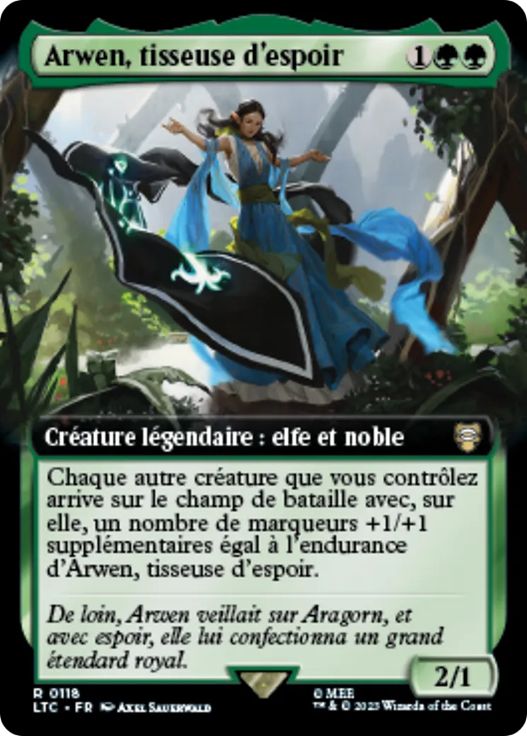Arwen, tisseuse d'espoir — Tales of Middle-earth Commander — Magic: The Gathering