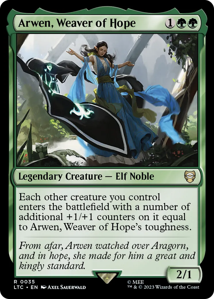 Arwen, Weaver of Hope — Tales of Middle-earth Commander — Magic: The Gathering