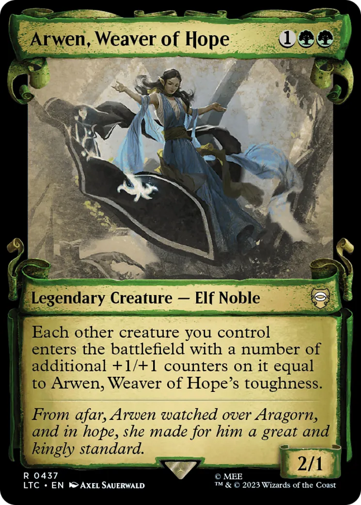 Arwen, tisseuse d'espoir — Tales of Middle-earth Commander — Magic: The Gathering
