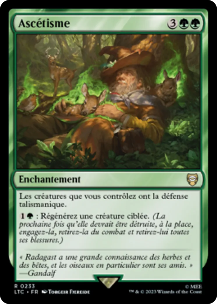 Ascétisme — Tales of Middle-earth Commander — Magic: The Gathering