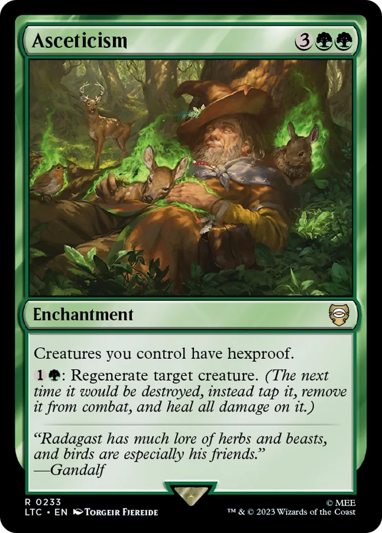 Asceticism — Tales of Middle-earth Commander — Magic: The Gathering