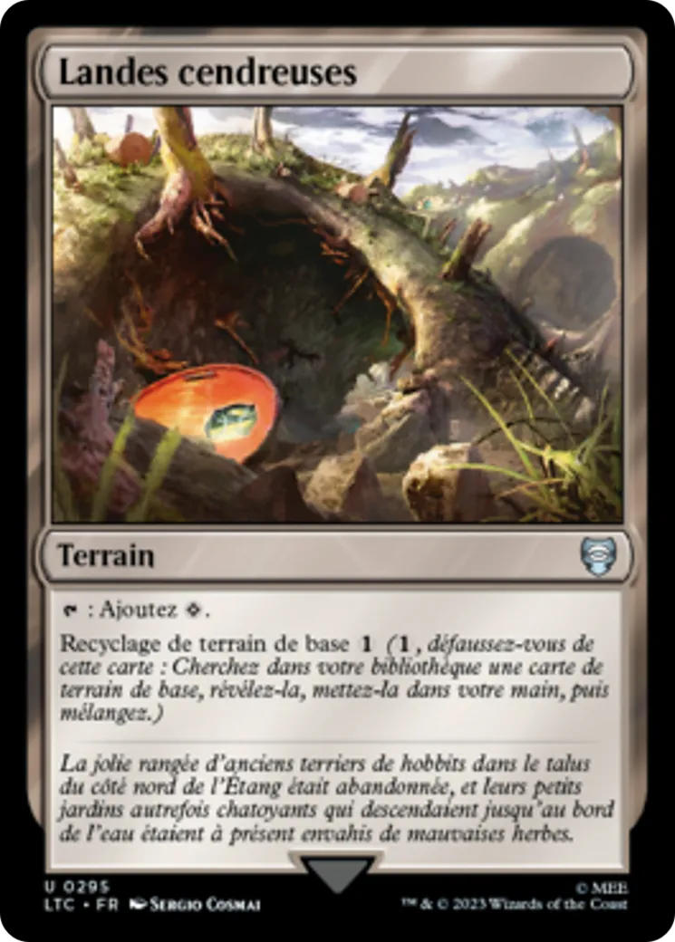 Landes cendreuses — Tales of Middle-earth Commander — Magic: The Gathering