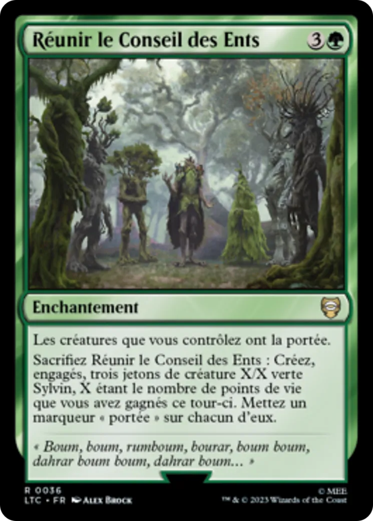 Réunir le Conseil des Ents — Tales of Middle-earth Commander — Magic: The Gathering