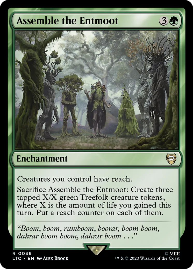 Réunir le Conseil des Ents — Tales of Middle-earth Commander — Magic: The Gathering