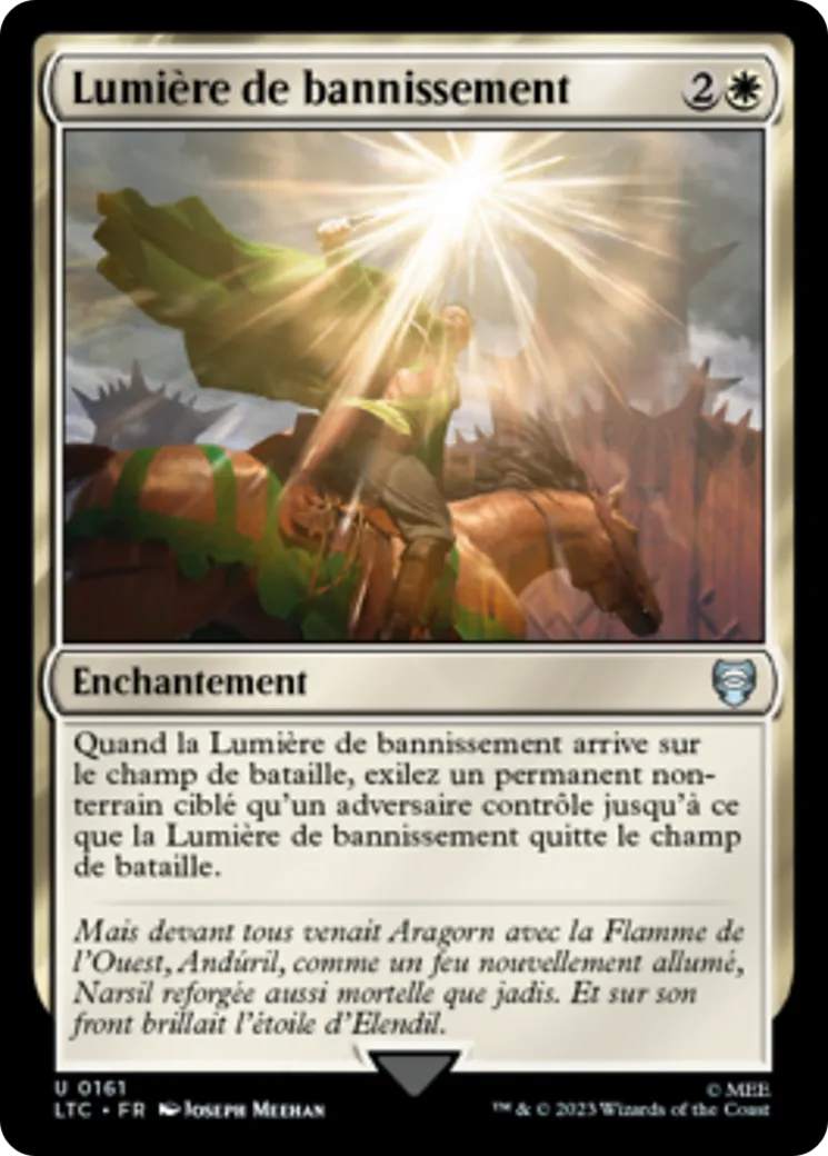 Lumière de bannissement — Tales of Middle-earth Commander — Magic: The Gathering