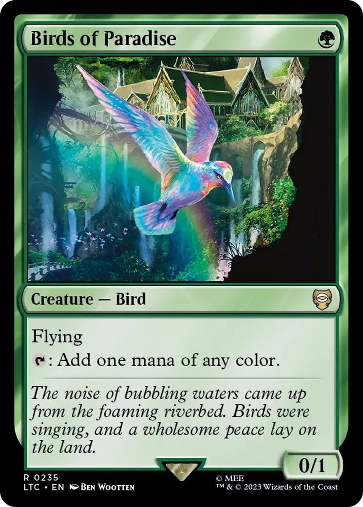 Birds of Paradise — Tales of Middle-earth Commander — Magic: The Gathering
