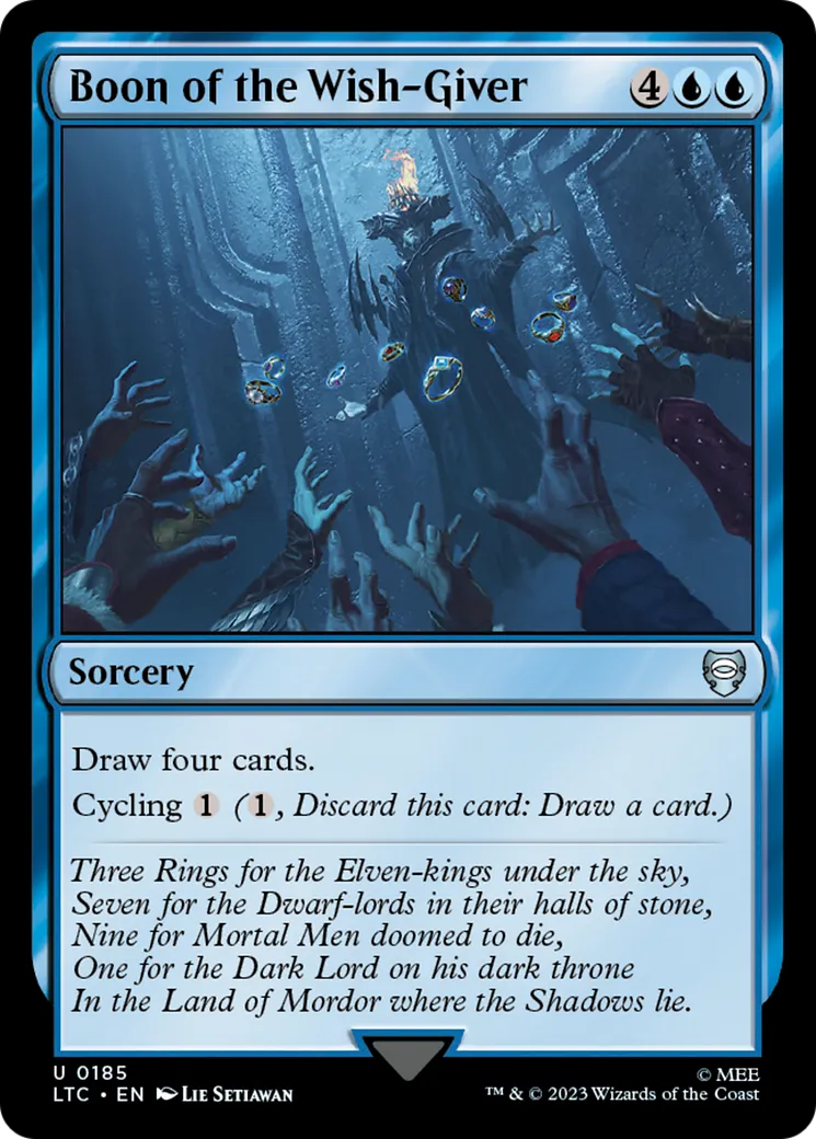 Faveur de l'accordeur de souhaits — Tales of Middle-earth Commander — Magic: The Gathering
