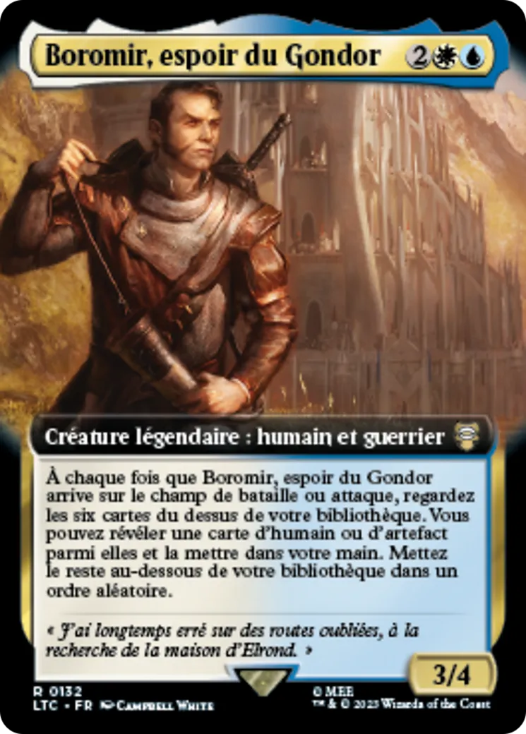Boromir, espoir du Gondor — Tales of Middle-earth Commander — Magic: The Gathering