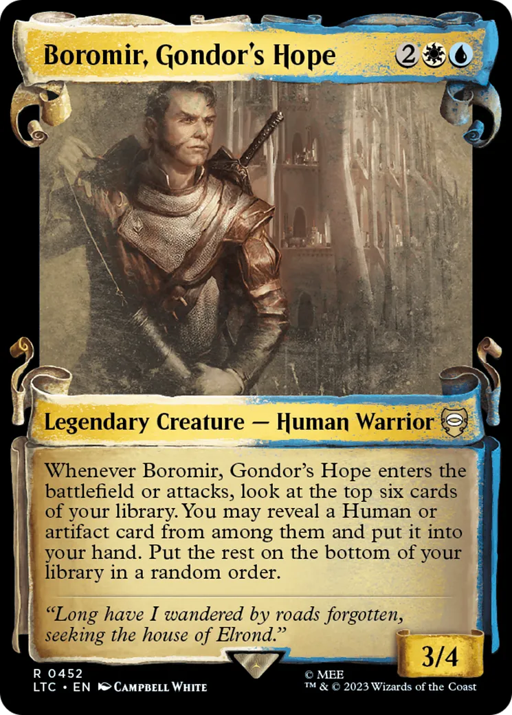 Boromir, espoir du Gondor — Tales of Middle-earth Commander — Magic: The Gathering