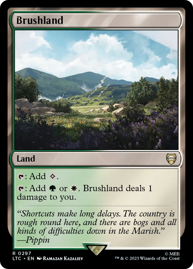 Brushland — Tales of Middle-earth Commander — Magic: The Gathering
