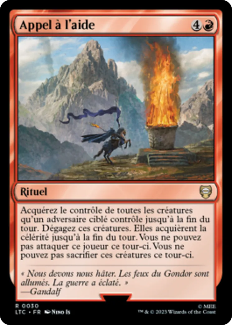 Appel à l'aide — Tales of Middle-earth Commander — Magic: The Gathering