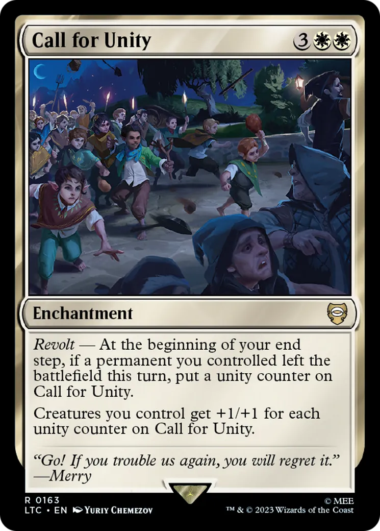Appel à l'unité — Tales of Middle-earth Commander — Magic: The Gathering
