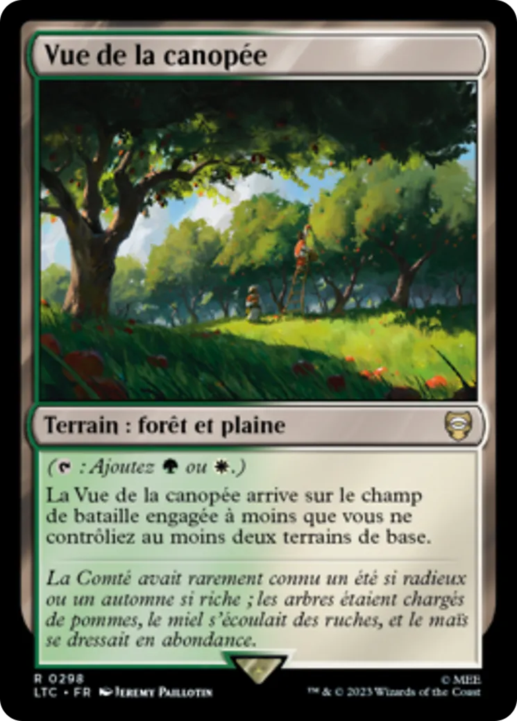 Vue de la canopée — Tales of Middle-earth Commander — Magic: The Gathering