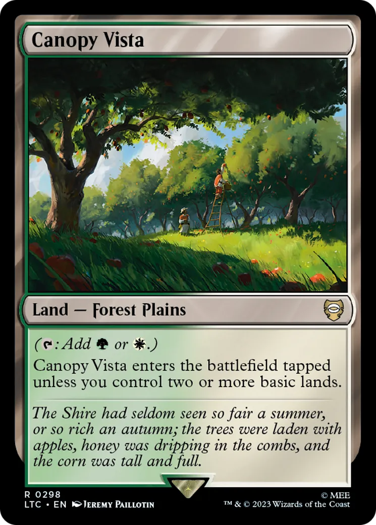 Canopy Vista — Tales of Middle-earth Commander — Magic: The Gathering