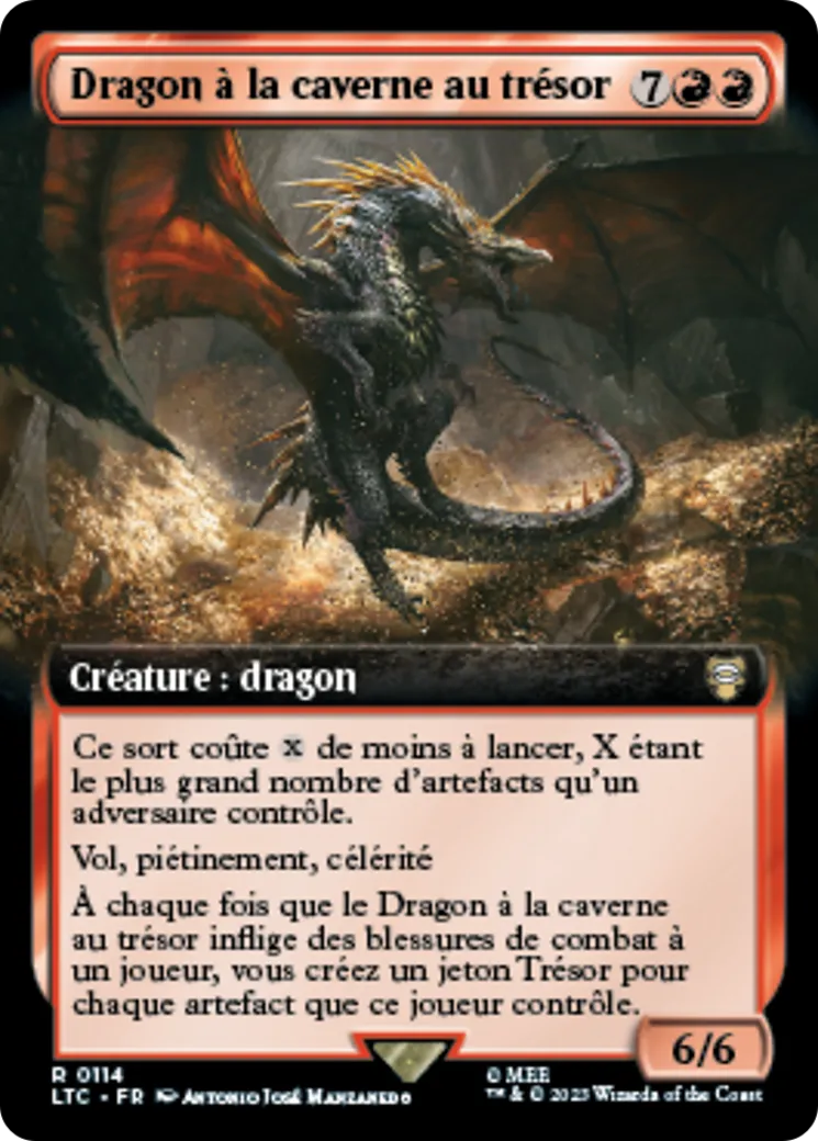 Dragon à la caverne au trésor — Tales of Middle-earth Commander — Magic: The Gathering
