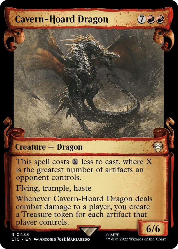 Dragon à la caverne au trésor — Tales of Middle-earth Commander — Magic: The Gathering