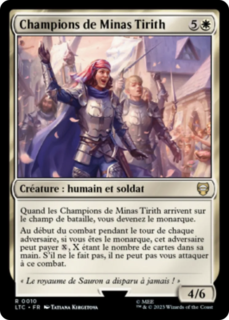 Champions de Minas Tirith — Tales of Middle-earth Commander — Magic: The Gathering