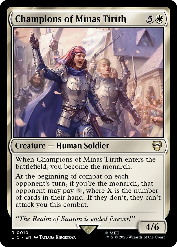 Champions de Minas Tirith — Tales of Middle-earth Commander — Magic: The Gathering