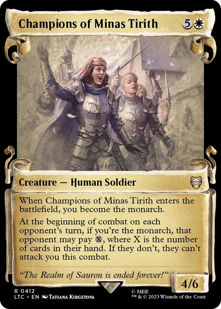Champions of Minas Tirith — Tales of Middle-earth Commander — Magic: The Gathering