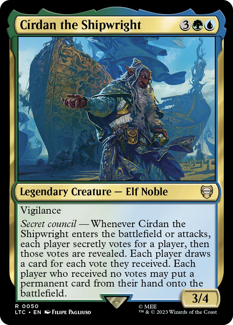 Círdan the Shipwright — Tales of Middle-earth Commander — Magic: The Gathering