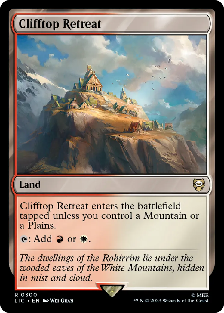Clifftop Retreat — Tales of Middle-earth Commander — Magic: The Gathering