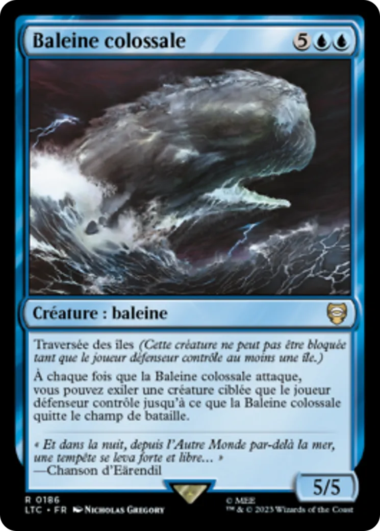Baleine colossale — Tales of Middle-earth Commander — Magic: The Gathering