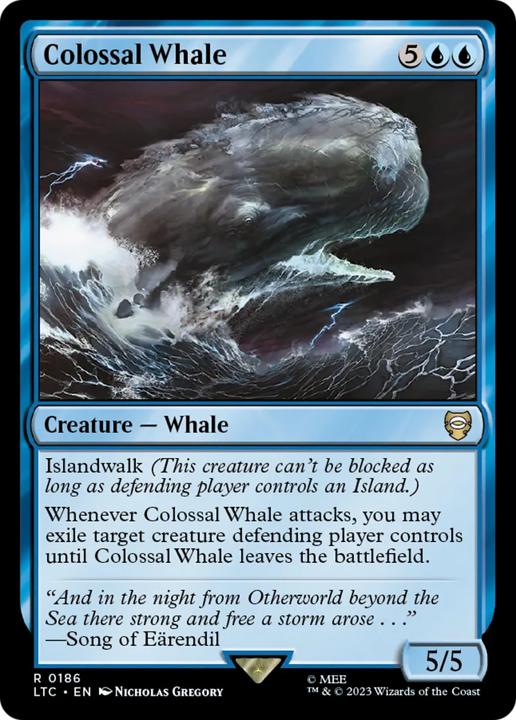 Colossal Whale — Tales of Middle-earth Commander — Magic: The Gathering