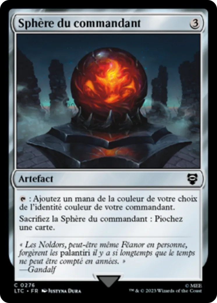 Sphère du commandant — Tales of Middle-earth Commander — Magic: The Gathering