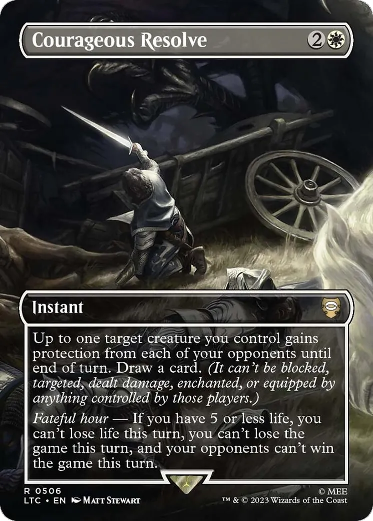 Courageous Resolve — Tales of Middle-earth Commander — Magic: The Gathering